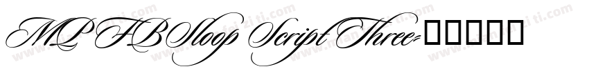 MP FBSloop Script Three字体转换